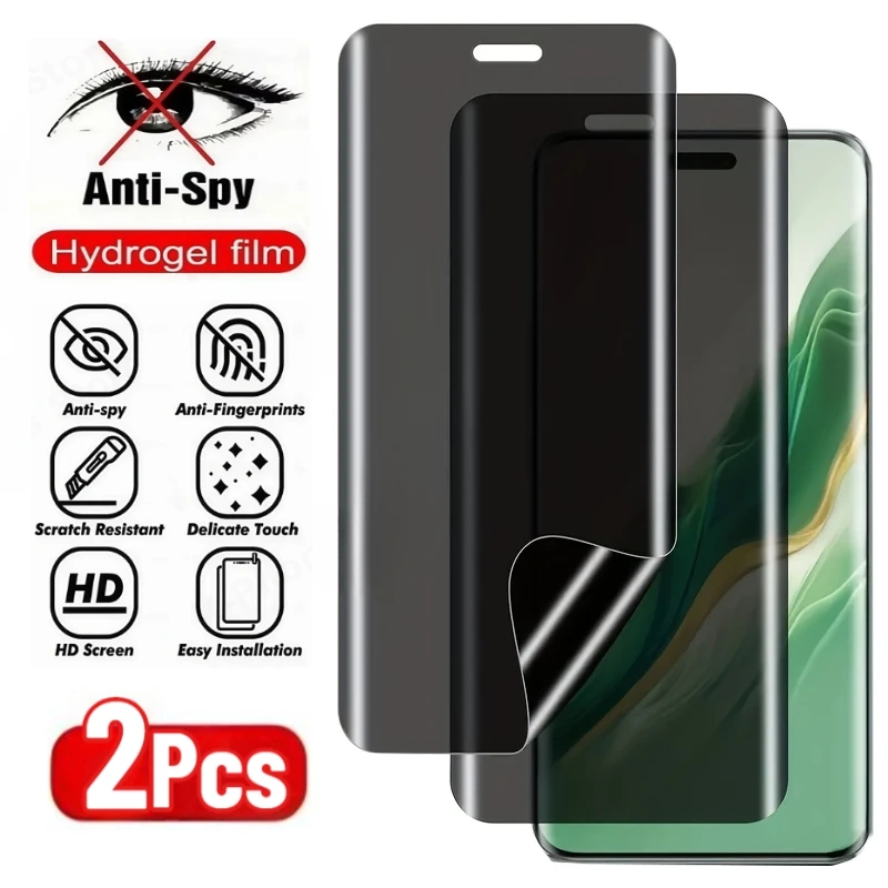 2Pcs Anti-Spy Hydrogel Film Für Honor Magie 7 6 5 Pro X9c X9b Screen Protector Für Magie 7 6 5 Lite 300 200 100 Pro Weiche Film