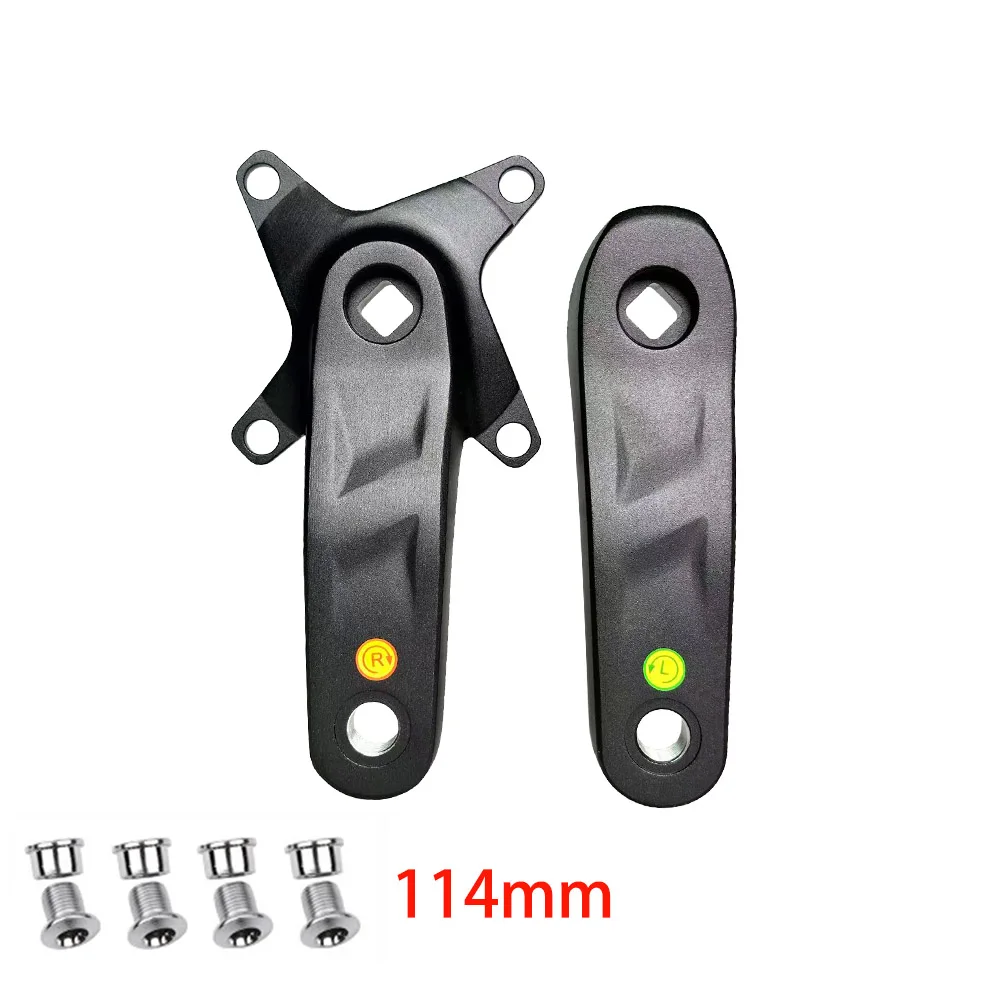 104 BCD MTB Kid Children Mountain Bike Crank Set Single Speed Crankset 127 140 152 160 165 175mm Square Taper 40/42T Chainring
