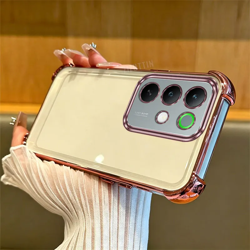 Sleek Transparent Fashion Phone Case Cover