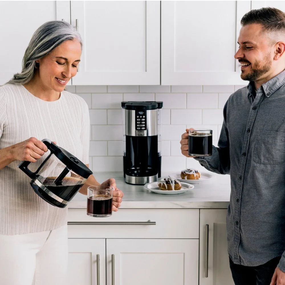 

Programmable 14-Cup Coffee Maker PRO, Glass Carafe, Freshness Timer, with Permanent Filter,Coffee maker.