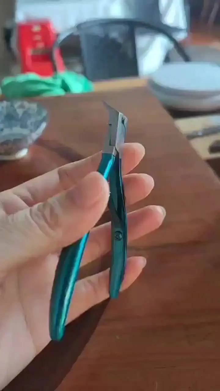 Taglierina Unghie Spesse Pinza Per Unghie Spesse E Incarnite - Strumento In Metallo Curvo Per Pedicure Sega A Nastro Per Legno - Foto 9