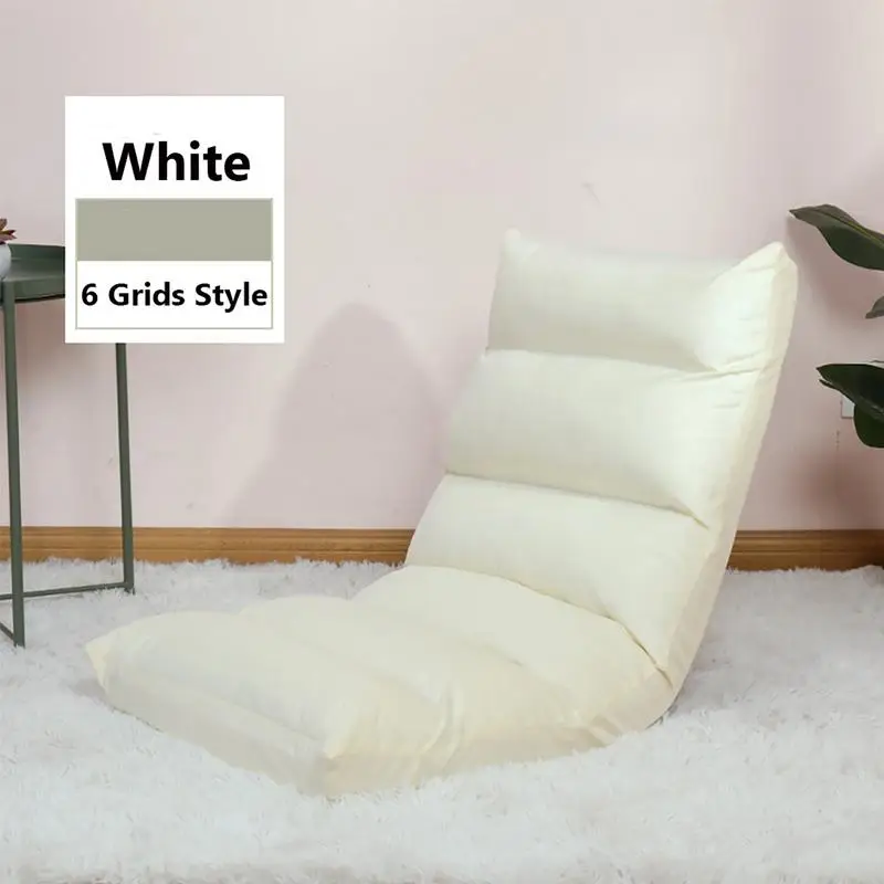 

Floor Chair Folding Adjustable Lazy Sofa Chair Floor Gaming Sofa Chair Padded Lounger Soft Recliner With Back Support Outdoor