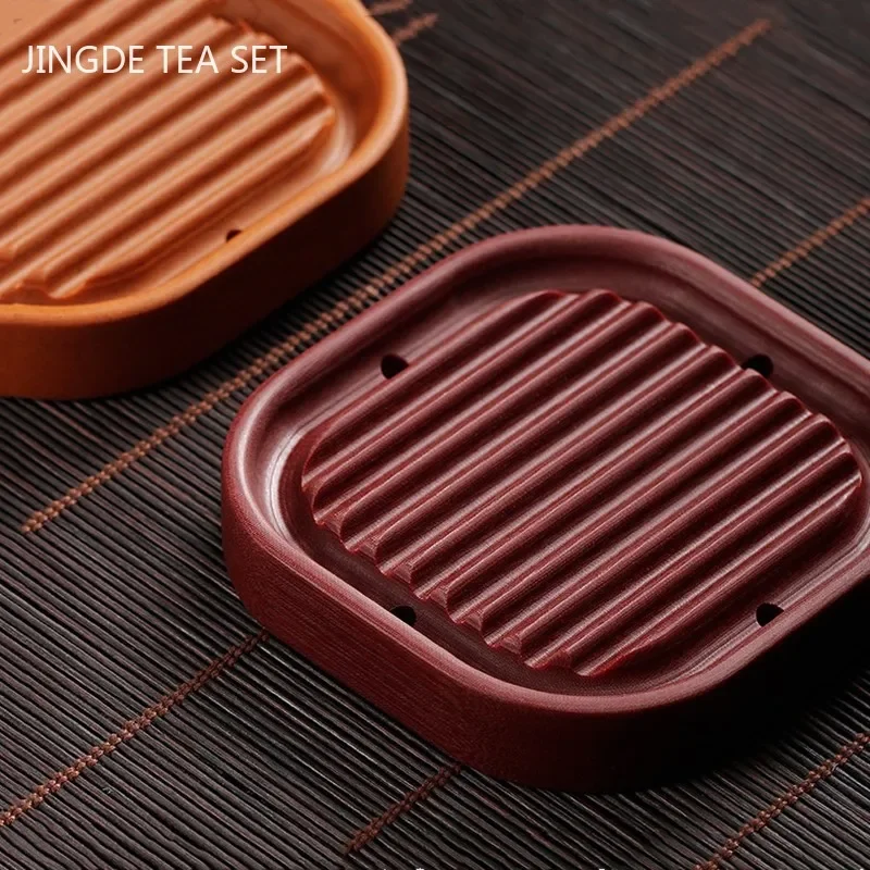 1Pc Bakelite Board Teacup Pad Placemats Decor Heat Resistant Coffee Coasters Square Teapot Drink Mat Kitchen Tea Sets Supplies