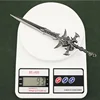 World of Warcraft Weapon 22cm New Frostmourne The Lich King Diamond Inlay Game Peripheral Alloy Knife Katana Samurai Sword Toys 6