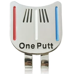 Precision Golf Ball Marker with Magnetic Hat Clip - Alignment & Aiming Tool (1pc)