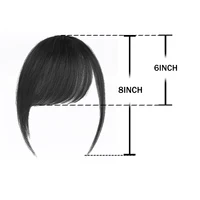 Postiche synthétique inclinée courte marron noir, faux cheveux, Extension à Clip, accessoires pour femmes et filles 3