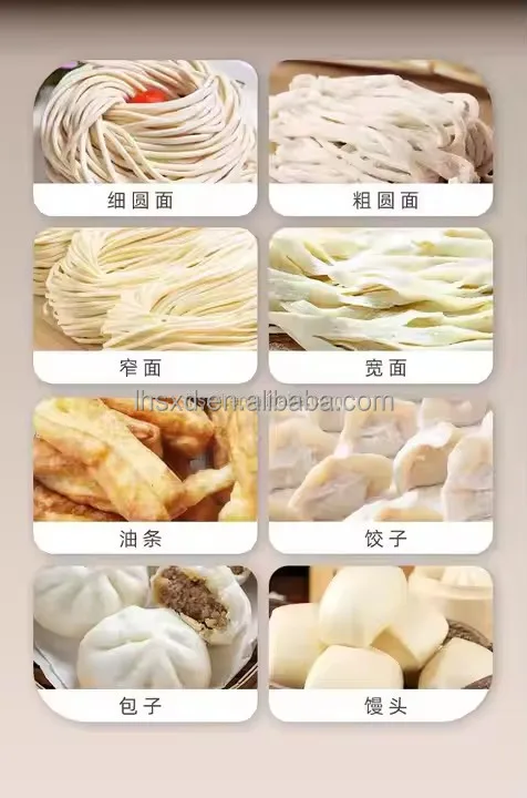 Commercial Electric Automatic Drum Noodle Press Stainless Steel Desktop Noodle Dumpling Machine
