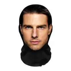 Realistic Celebrity Face Mask - Stretchy UV Protective Masquerade Costume Accessory (1PC)