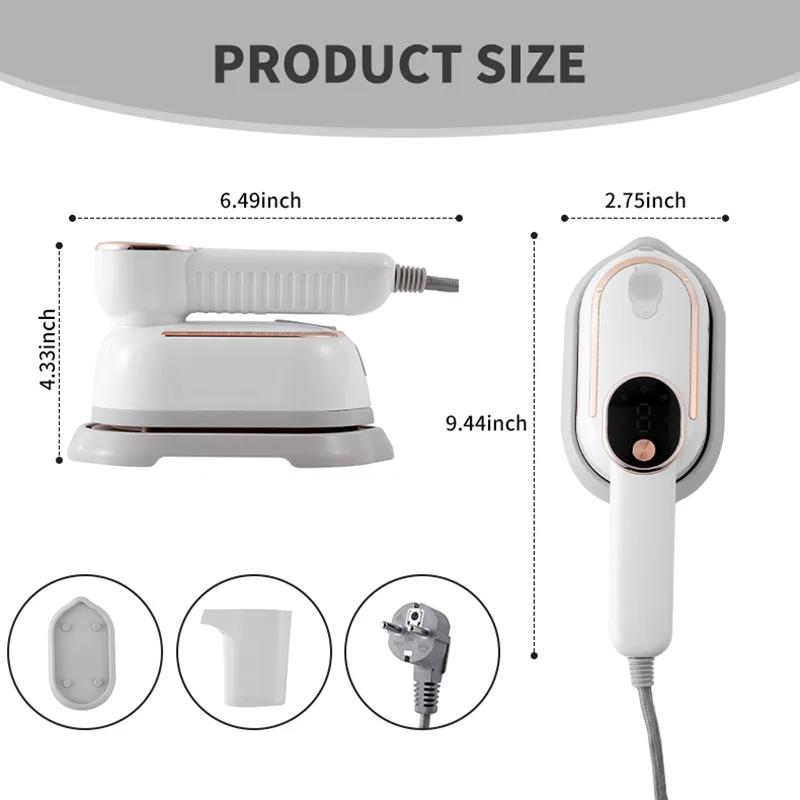 Portable Steam Iron For Clothes Travel Handheld Steamer_voghion.com
