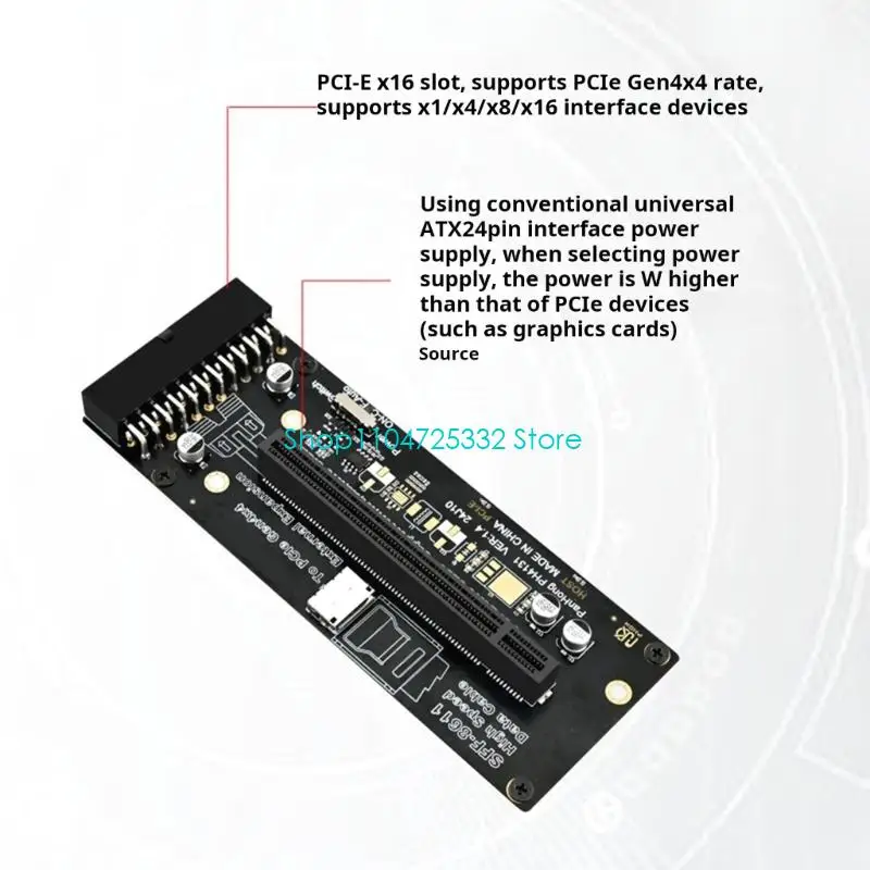 P5EA SFF 8612 확장 키트 보드 및 디스플레이 장치용 정보 라인 포함)