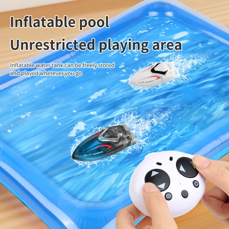 Remote Control Boat Mini Rc Boat For Pool Kids Gift