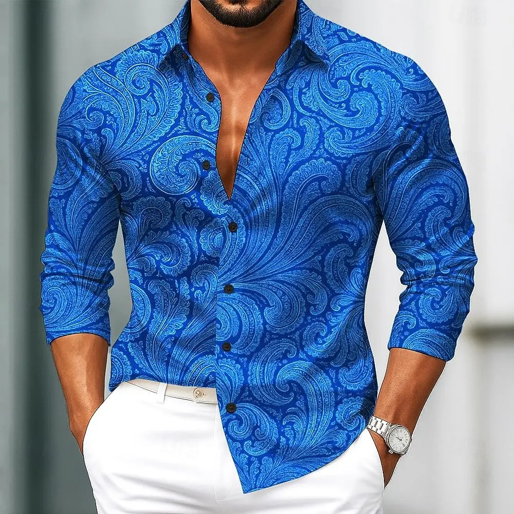 Men’s Paisley Floral Shirt 1