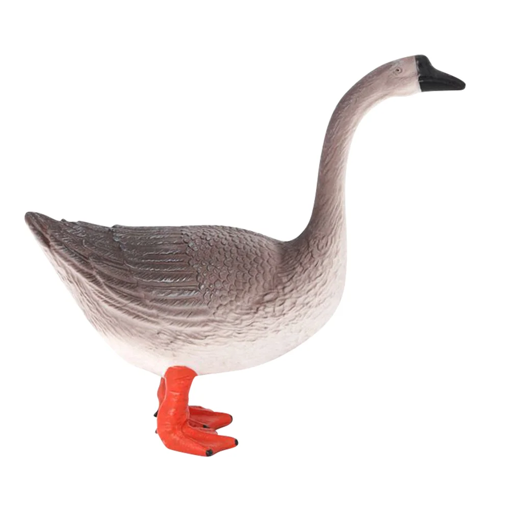 

Table Decor Swan Ornaments Home Decoration Animal Figurine Goose Statue Desktop Plastic Indoor Craft Child