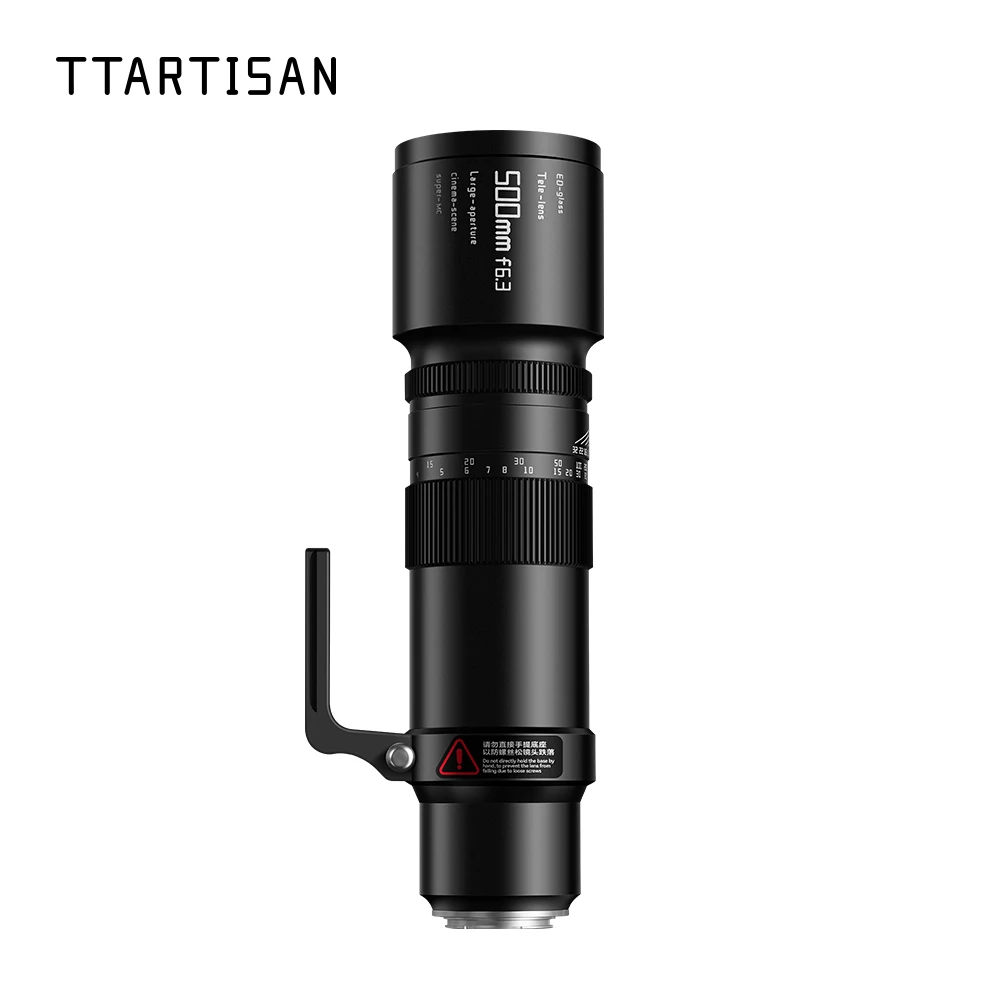 Tartisan 500mm F6.3 teleobiettivo per Sony E Nikon Z Canon RF E Leica Sigma Lumix L mount fotocamera Mirrorless