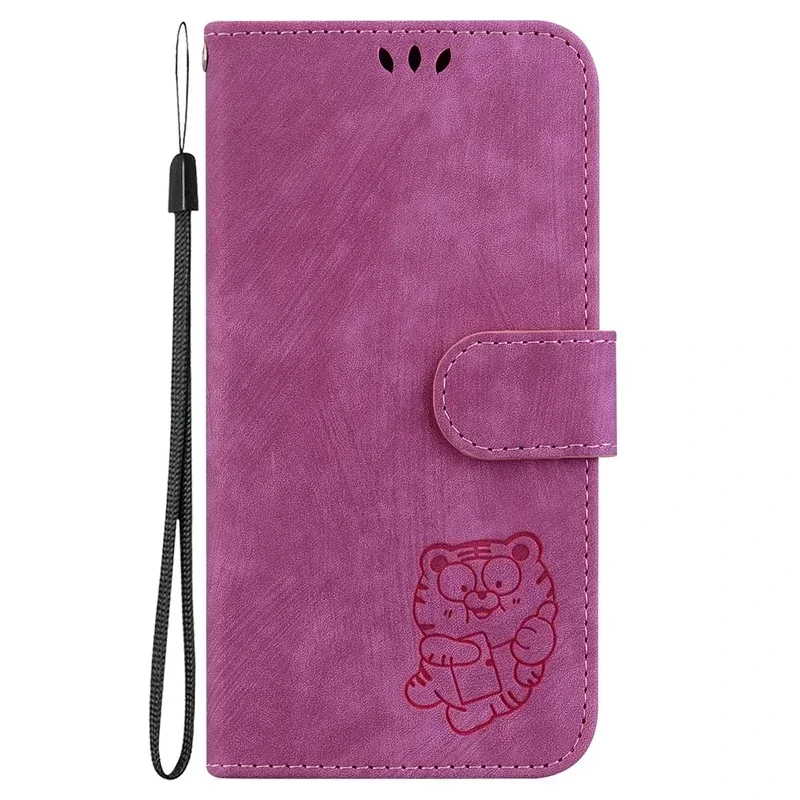 Solid Color Leather Flip Phone Wallet Case
