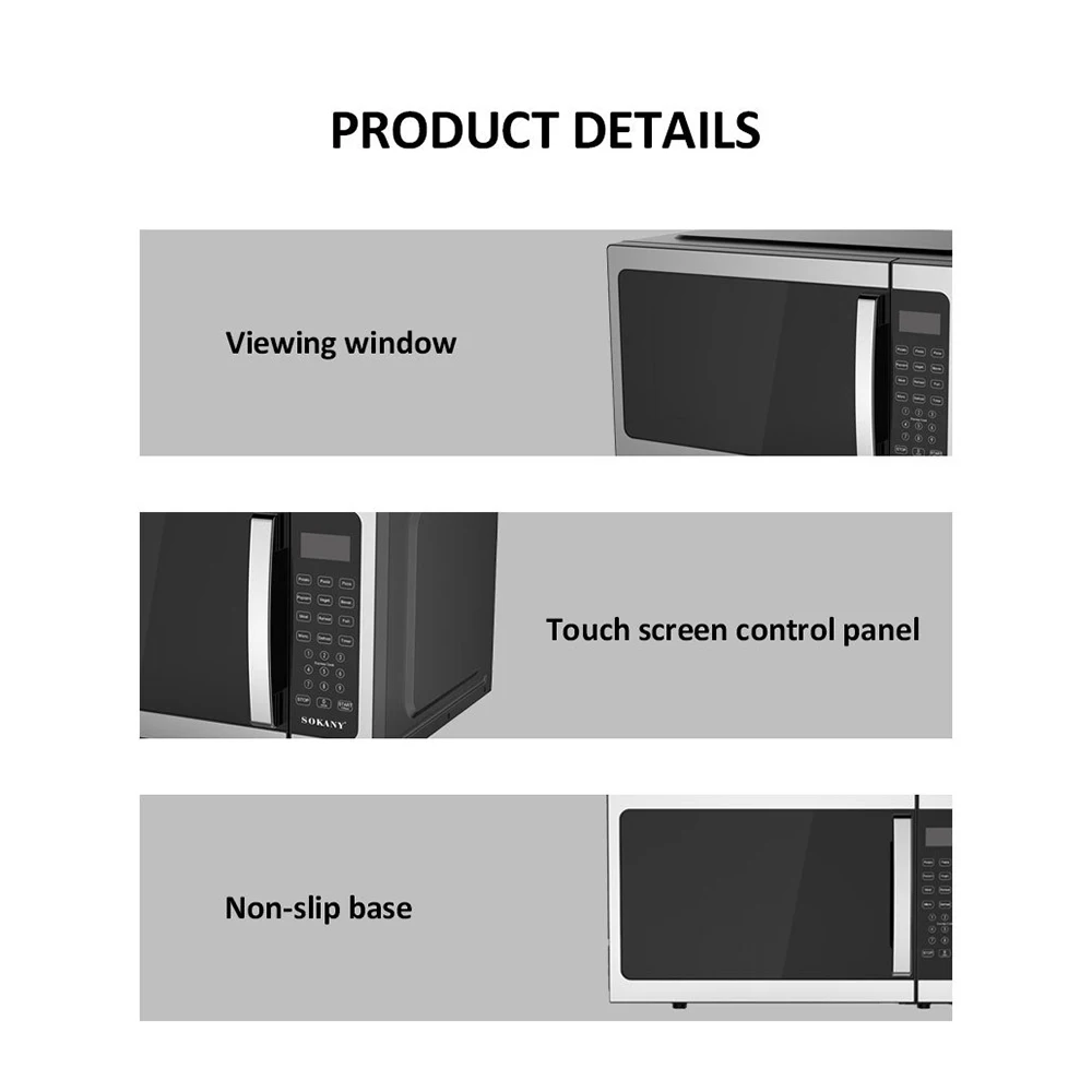 Microwave Oven Multi-function Integrated Light Wave Oven 42L Large Capacity Office Heating Leftovers Cooking Fast Food