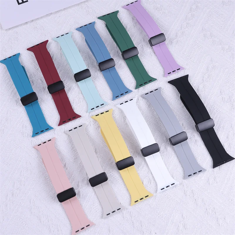 Magnetic Buckle Silicone Strap