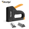 TOLESA Staple Guns for Wood Light Duty Home Use Manual Staplers Upholstery Nail Gun with 1200 Staples Home Decor Carpentry Tools 1