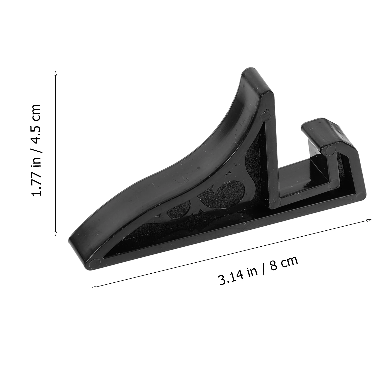 Acrylic Display Holder 10 Pcs Frame Stand Easel Display Pedestal Holder Plastic Certificate Cellphone Base Desktop Shelves Picture Bracket Mount