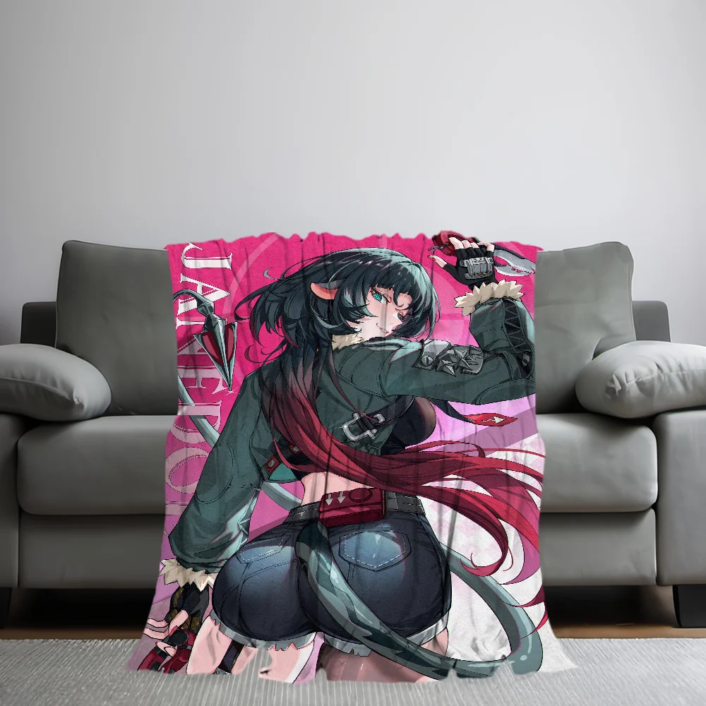 Zenless Zone Zero Jane Doe Skicomfort Warm Soft Home Kids Lunch Blanket Suitable For Living Room Office Daily Travel Gifts 2