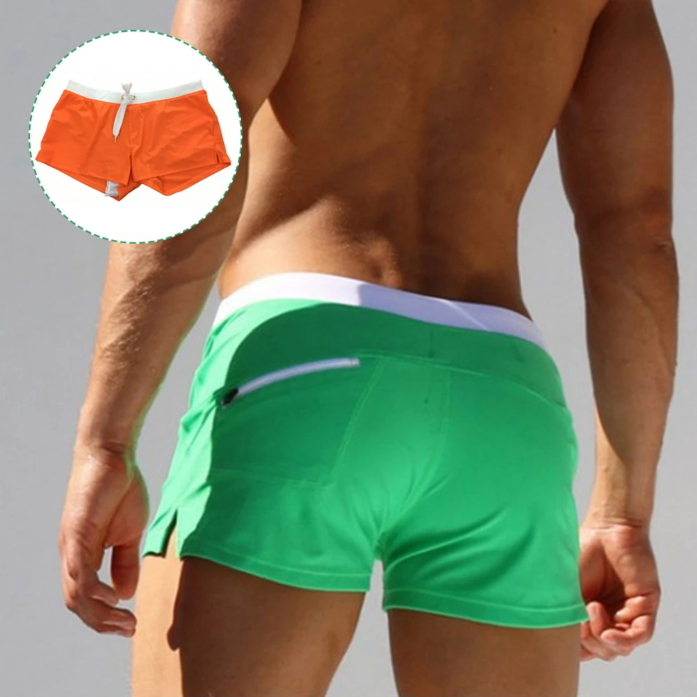 Men Fashionable Beach Shorts Polyester Multi-color Sports Casual Three Piece