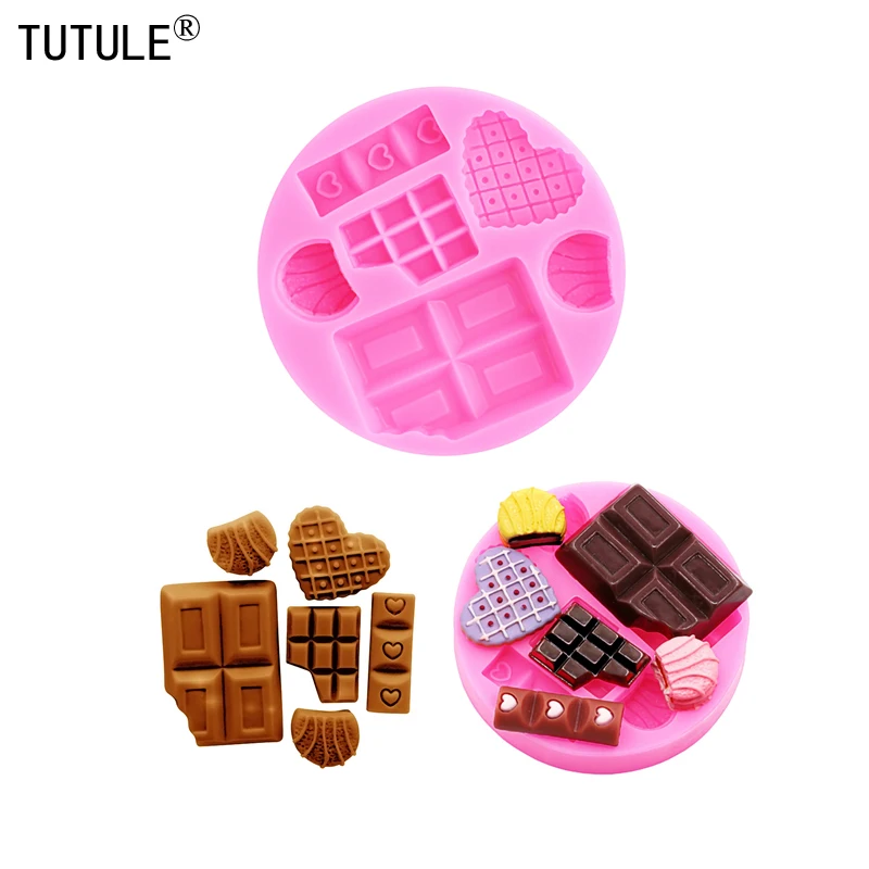 DIY Cartoon ice cream candy candy cakes silicone mold handmade chocolate crafty cakes dessert decoration baking gadgets mold