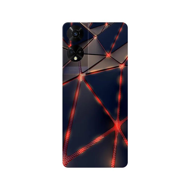 Football Design Soft Silicone Phone Case - Stylish Back Cover and Protective Etui