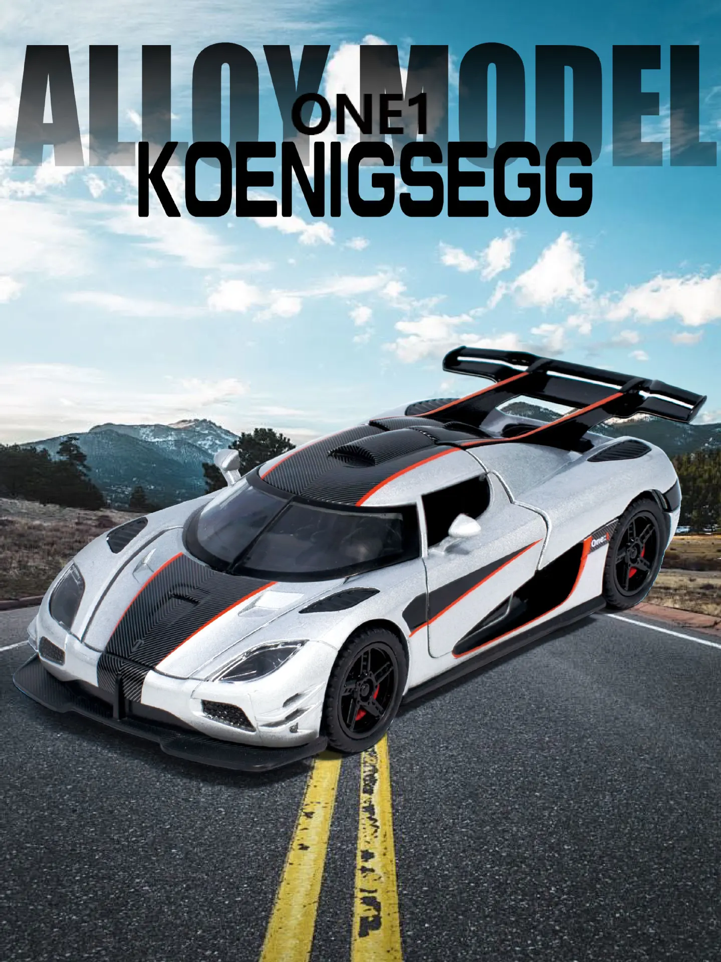 Koenigsegg 1 1:32 Ölçekli 