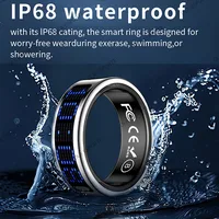 Call ID Reminder Smart Ring Heart Rate Blood Pressure Monitor Men Women Smartring 5ATM Waterproof Health Multi Sports Ring HT30 6