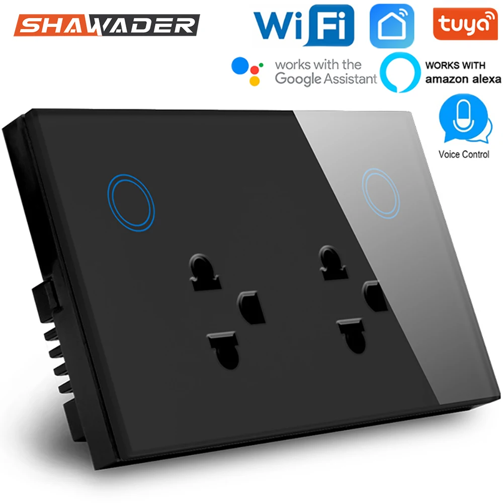 Smart Wall Socket Double Smart Double Outlet Smart Wifi Outlets