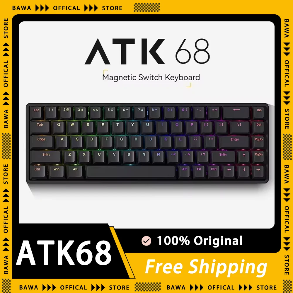VXE ATK ATK68 Magnetic Switch Mechanical Keyboard Wired Gaming 