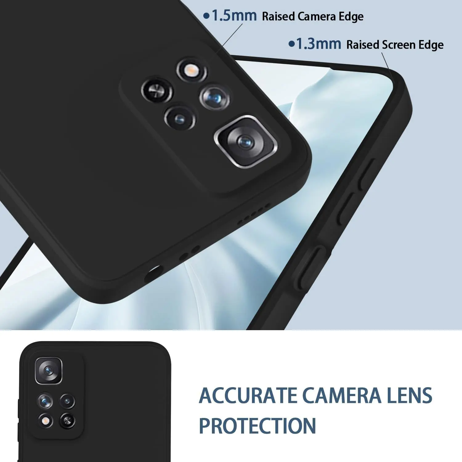 Shockproof Liquid Silicone Phone Case Cover