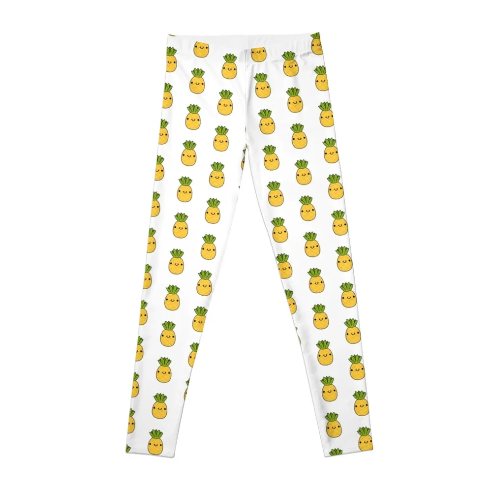 

Kawaii Pineapple Fruit Leggings high waist jogging pants Womens Leggings