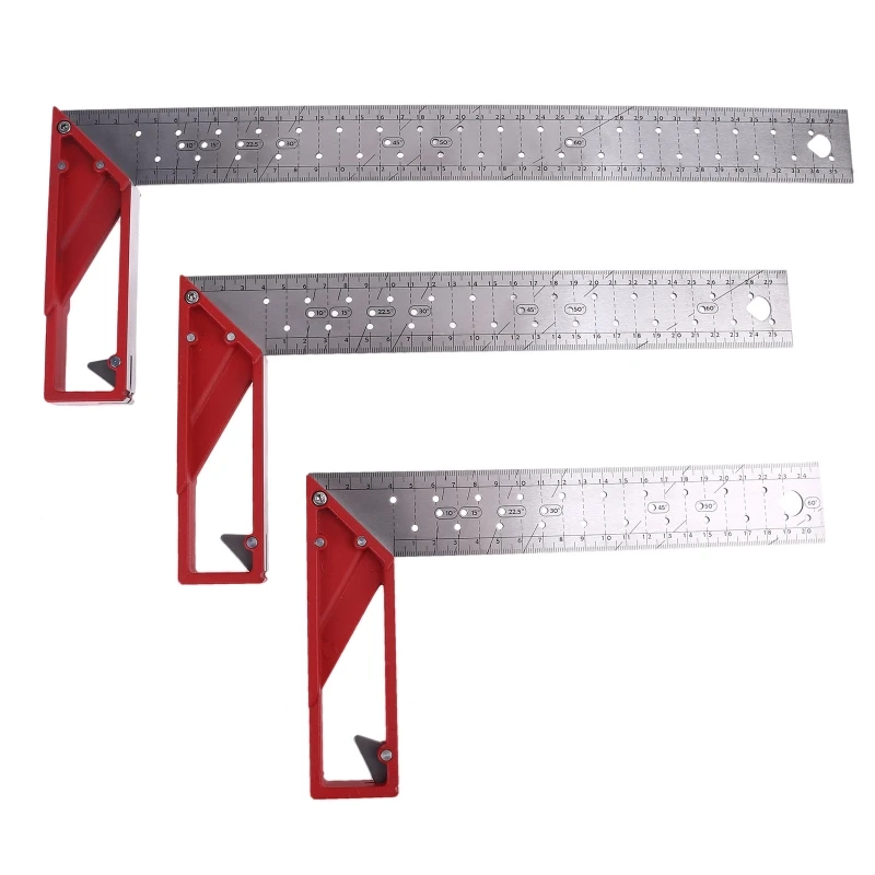 

L Square Stainless Steel Marking Gauge Ruler Measuring Tool Durable Drop Shipping