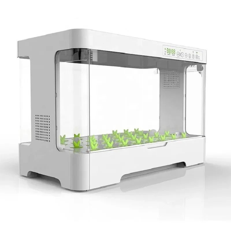 Indoor Hydroponic Grow Box with LED Light Hydroponic System for Home Use Soilless Cultivation, Automation Equipment