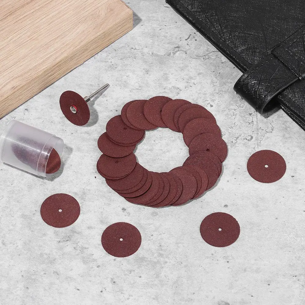 36pcs 25mm Accessories Sander Cut Off Grinding Wheels Rotary Blade Sheets Abrasive Disc Cutting Discs For Dremel