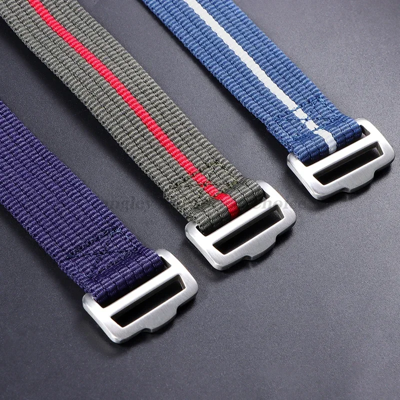 20mm 22mm hochwertiges Nylon-Uhrenarmband für Seiko für Tudor Collar Hidden FXD/Biwan/1958 Series Canvas Military Sport Herrenbänder – Detail 6