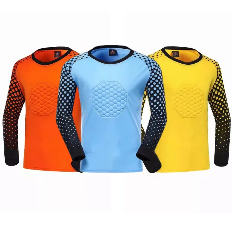 2PCS Football Goalkeeper Suit Kits Adult Training Pants Shorts Jersey Kit Soccer Clothes Set Sports Competition Team Uniform