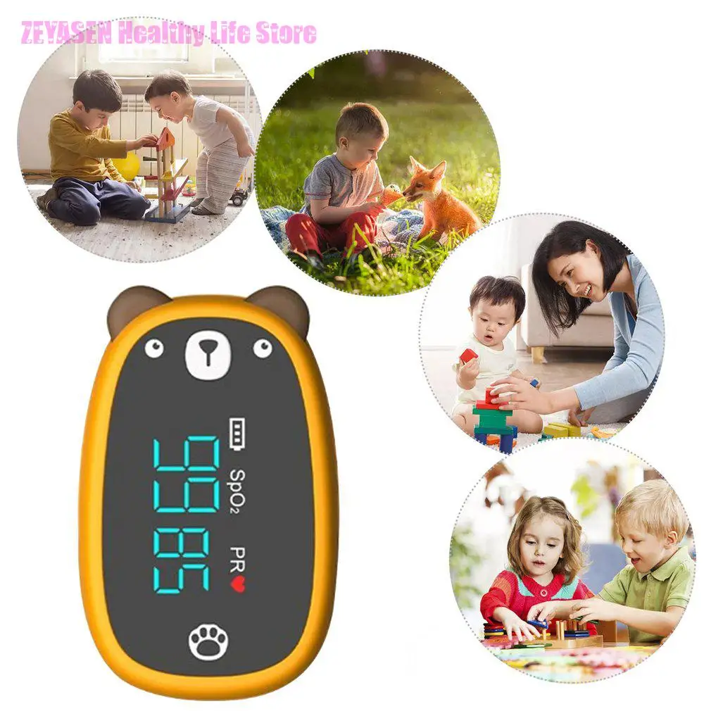 Children's Finger Pulse Monitor Adult Ecg Monitor Ultralight Finger Pulse Home Health