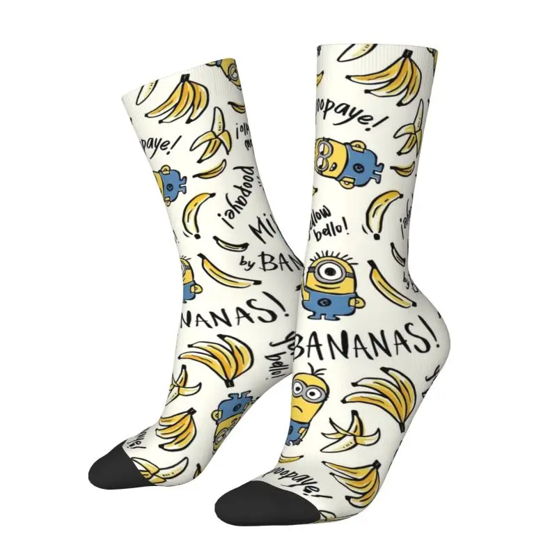 

Носки женские/мужские эластичные с принтом M- Minions, на лето/осень/зиму