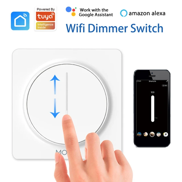 Dimmer SMART WIFI 250W Tuya APP - PUSH - Dimmer