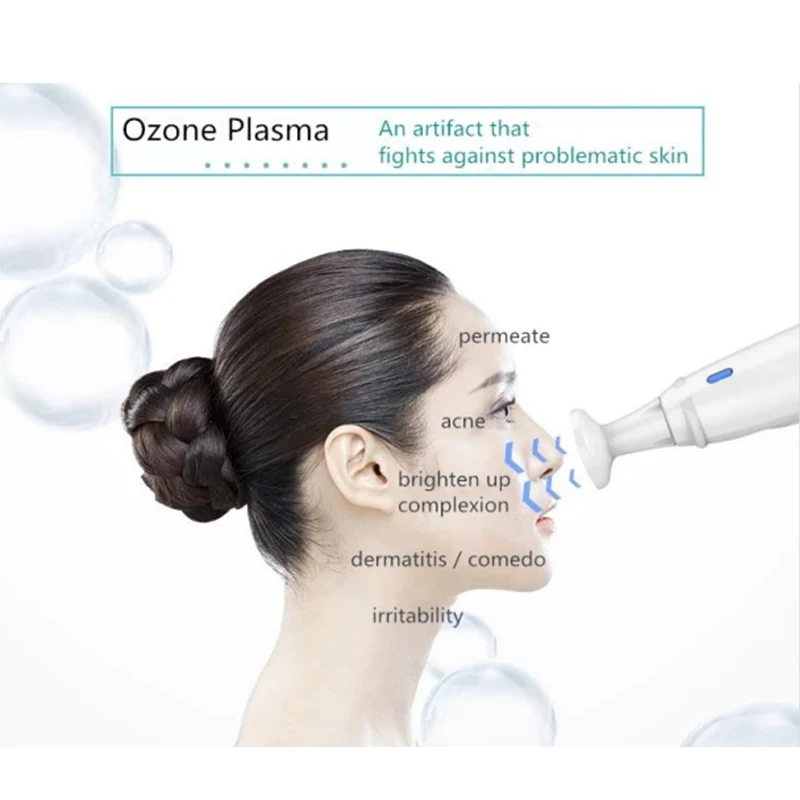 Ozone Plasma Pen Acne Remover Wrinkle Removal Skin Rejuvenation Scar Reduction Skin Tightening Sterilization Anti-inflammation