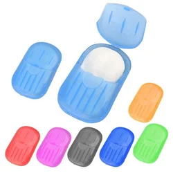 Travel disposable soap flakes boxed soap paper portable soap flakes mini soap paper  paper soap  handmade soap