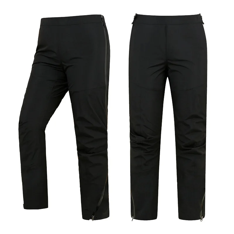 NUONEKO Waterproof Hiking Pants Mens Summer Full Open Zipper Loose Outdoor Quick Dry Climbing Trekking Camping Removable Pants Hiking Pants