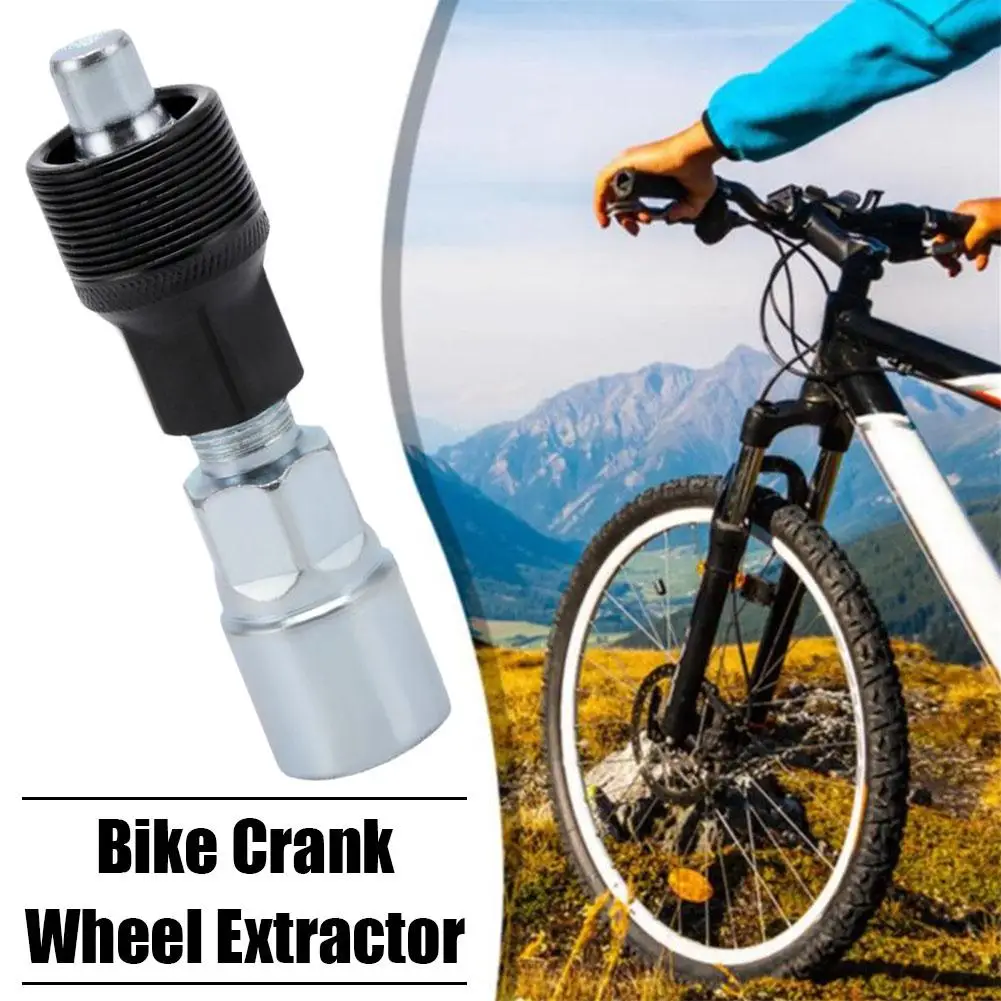 1pc Bike Crank Wheel Extractor Bottom Bracket Remover Repair Crank Pedal Gadget Spanner Tools Bicycle Puller Wrench Remover D3Y5 bike crank puller removal bicycle repair extractor bottom bracket remover universal cycling crankset pedal remover bicycle tool