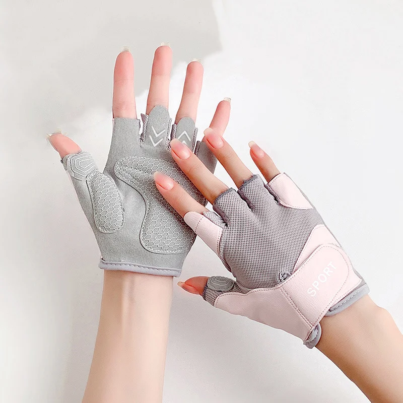 1 Pair Breathable Half-finger Cycling Anti-skid Quick Dry Fitness Gloves, Suitable For Road Cycling 4