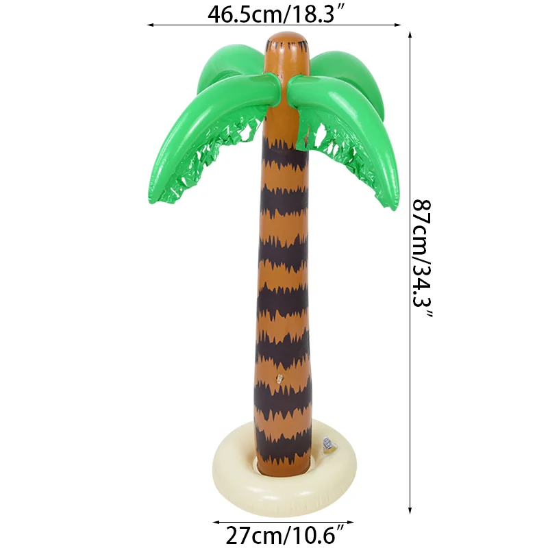inflatable palm tree pool