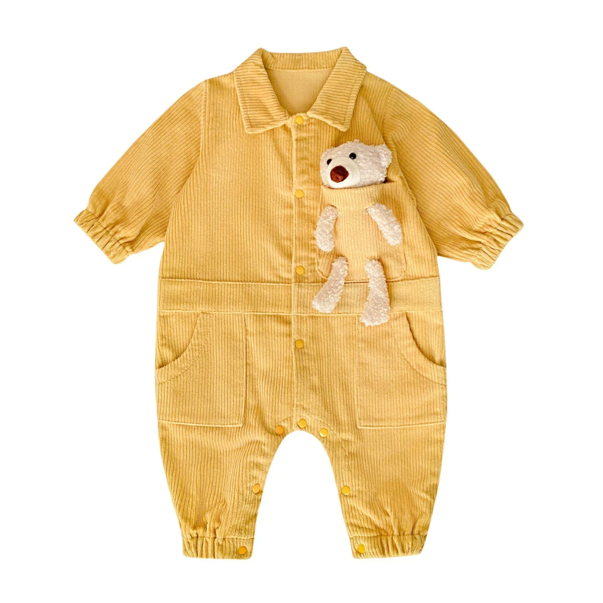 

Newborn Baby Girls Spring Clothes Bear Jumpsuits New Born Boys Clothing Romper for Babies Casual Baby Overalls 2023 0 To 3Years