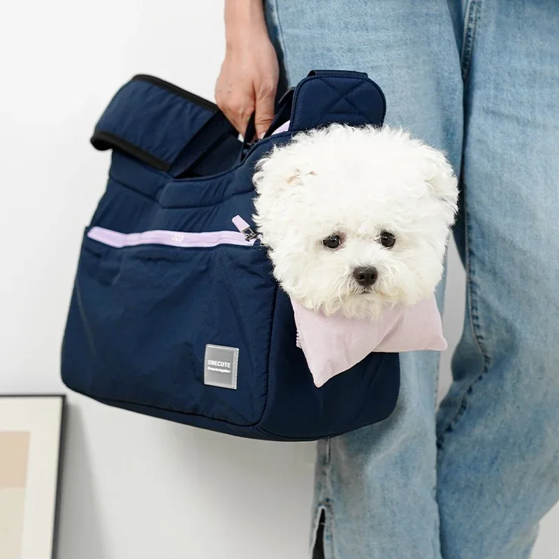 Dog Carrier Bag Soft Cotton Carrier Bag for Dog Cat Bearing 8Kg Pet Transportin Gato Pet Booster Car Seat for Small Medium