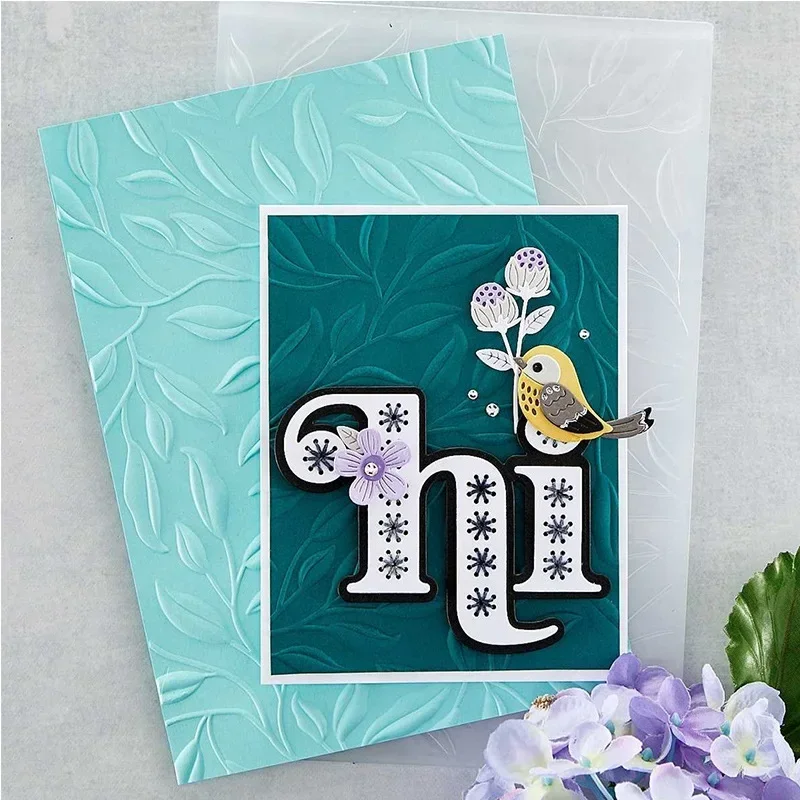 Description Picture 5 of item1pc 3D Plastic Embossing Folder Template for DIY Scrapbooking Craft Photo Album Card Holiday Handmade Decoration Supplies